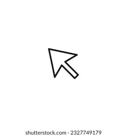 Cursor Vector Icon. Arrow Icon. Pointer Cursor Vector Icon.