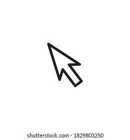 cursor vector icon design template