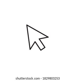 cursor vector icon design template