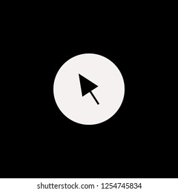 cursor vector icon. flat cursor design. cursor illustration for graphic 
