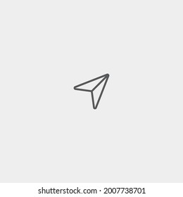 Cursor vector icon illustration sign