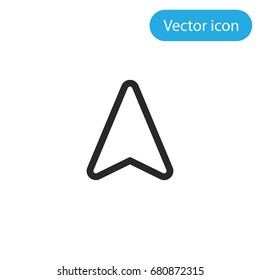 Cursor vector icon, illustration symbol