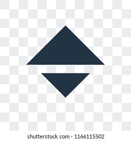 Cursor vector icon isolated on transparent background, Cursor logo concept