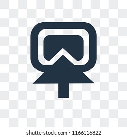 Cursor vector icon isolated on transparent background, Cursor logo concept