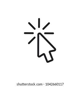 cursor vector icon, mouse arrow
