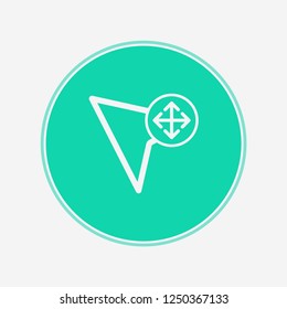 Cursor vector icon sign symbol