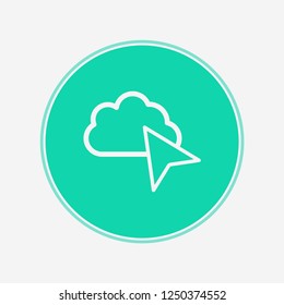 Cursor vector icon sign symbol