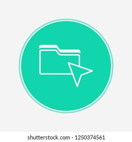 Cursor vector icon sign symbol