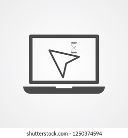 Cursor vector icon sign symbol