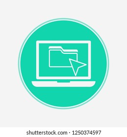 Cursor vector icon sign symbol