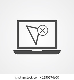 Cursor vector icon sign symbol