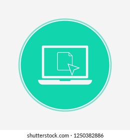 Cursor vector icon sign symbol