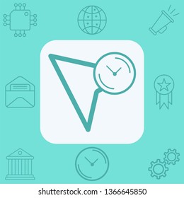 Cursor vector icon sign symbol