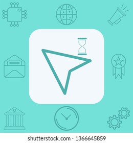 Cursor vector icon sign symbol