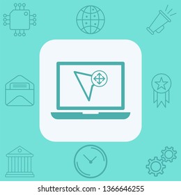 Cursor vector icon sign symbol