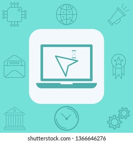 Cursor vector icon sign symbol