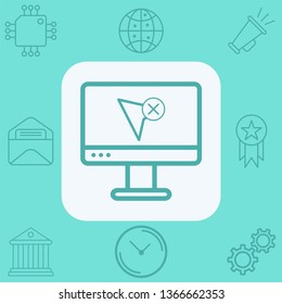Cursor vector icon sign symbol