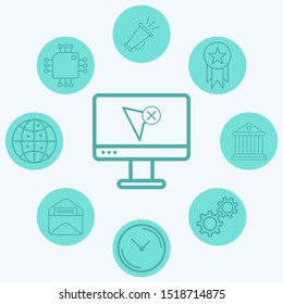 Cursor vector icon sign symbol