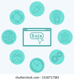 Cursor vector icon sign symbol