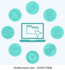 Cursor vector icon sign symbol