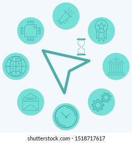 Cursor vector icon sign symbol