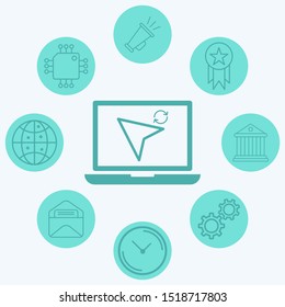 Cursor vector icon sign symbol