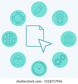 Cursor vector icon sign symbol