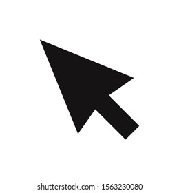 Cursor vector icon, simple sign for web site and mobile app.