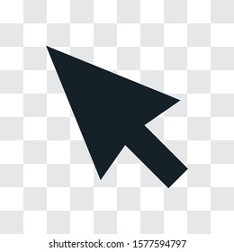 Cursor vector icon, simple sign for web site and mobile app.