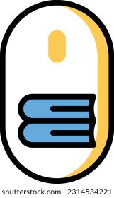 ilustración de cursor Vector en un fondo transparente. Símbolos de calidad superior. Iconos vectoriales de color de línea para el concepto y el diseño gráfico.