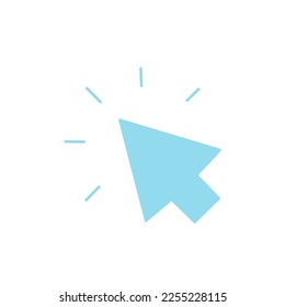 cursor vector illustration on white background