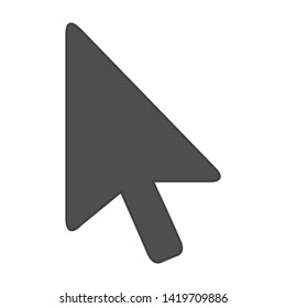 cursors icon. flat illustration of cursors vector icon for web