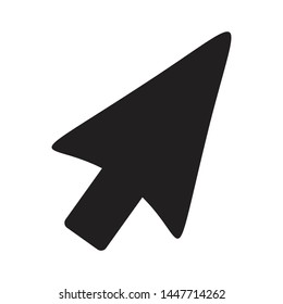 cursors icon. flat illustration of cursors vector icon for web