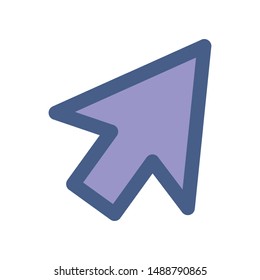 cursors icon. flat illustration of cursors. vector icon. cursors sign symbol