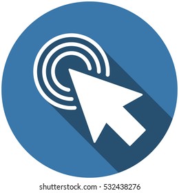 Cursors Icon Vector flat design style