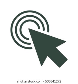 Cursors Icon Vector flat design style