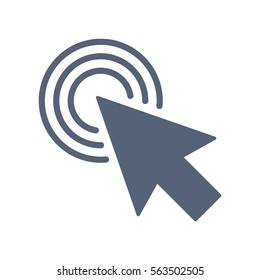 Cursors Icon Vector flat design style