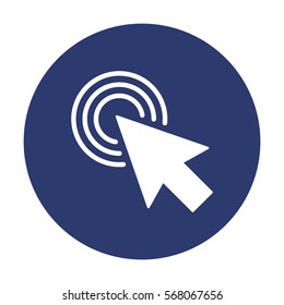 Cursors Icon Vector flat design style