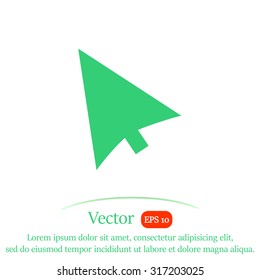 Cursors icon. Vector illustration.