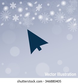 Cursors icon. Vector illustration.