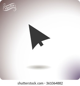 Cursors icon. Vector illustration.