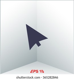 Cursors icon. Vector illustration.