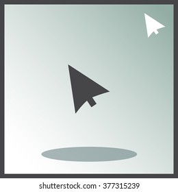 Cursors icon. Vector illustration.