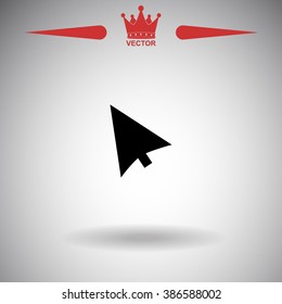 Cursors icon. Vector illustration.