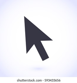 cursors icon, vector illustration. Flat design style