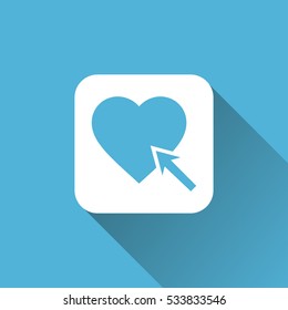 cursors on heart