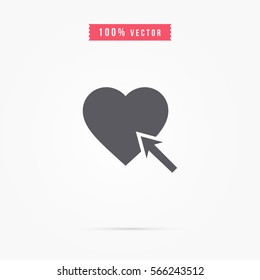 cursors on heart