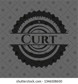 Curt dark emblem