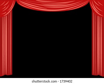Curtain background.