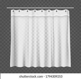 Cortina para un baño o ventana, paro vectorial